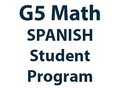 Kit: BL Math SPANISH, Grade 5, Student Program | esc4.myprintdesk.net